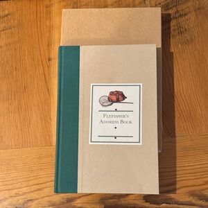 Flyfisher's Address Book with Green Spine